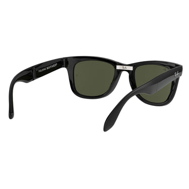Ray-Ban Sonnenbrille RB4105 601 Wayfarer Folding Schwarz/Grün G-15 Unisex7