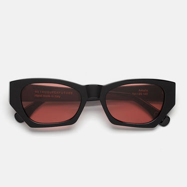 RetroSuperFuture Okulary Przeciwsłoneczne Amata Fantome BW5 Nero Rosso Unisex