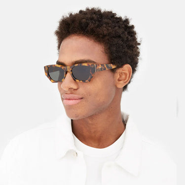 RetroSuperFuture Okulary Przeciwsłoneczne Amata Spotted Havana 0B0 Brązowy/Ciemnoszary Unisex 4