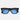 RetroSuperFuture Okulary Przeciwsłoneczne America Azure MKK Czarny/Niebieski Cieniowany Unisex