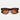 RetroSuperFuture Okulary Przeciwsłoneczne America Refined 9I2 Czarny/Brązowy Cieniowany Unisex