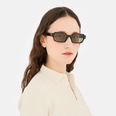RetroSuperFuture Occhiali da Sole Carino 3627 8ZE Marrone Verde Unisex 5