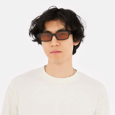 RetroSuperFuture Occhiali da Sole Carino Refined MYS Nero Arancione Unisex 4