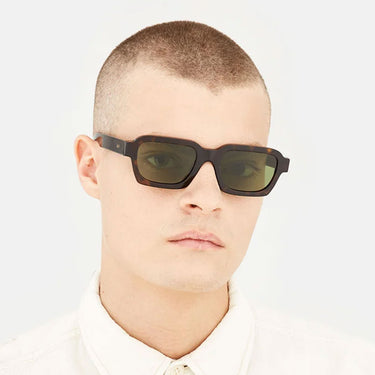 RetroSuperFuture Okulary Przeciwsłoneczne Caro 3627 Zielone ACQ Havana Zielony Unisex 2