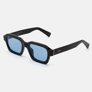 RetroSuperFuture Okulary Przeciwsłoneczne Caro Azure F0E Czarny/Niebieski Unisex 1