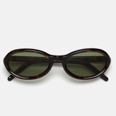 RetroSuperFuture Okulary Przeciwsłoneczne Cherry Havana 4OK Brązowo/Zielone Unisex