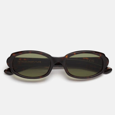 RetroSuperFuture Occhiali da Sole Esatto 3627 XS6 Marrone Verde Unisex