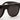 RetroSuperFuture Okulary Przeciwsłoneczne Flat Top Black FZQ Nero/Nero Unisex 3