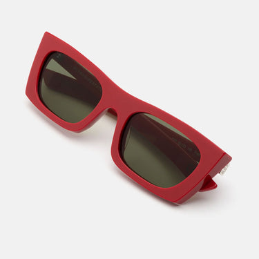 RetroSuperFuture Okulary Przeciwsłoneczne Fred 2.0 Rossissimo E7D Czerwono/Zielone Unisex 3