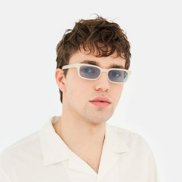 RetroSuperFuture Okulary Przeciwsłoneczne Gesto Cremoso SWV Beżowy/Niebieski Unisex 5