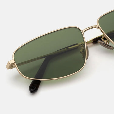RetroSuperFuture Occhiali da Sole Isedra Classic HOS Oro Verde Unisex 3