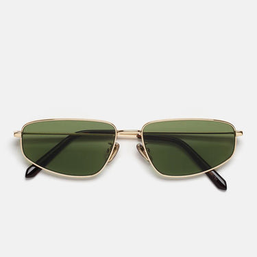 RetroSuperFuture Occhiali da Sole Isedra Classic HOS Oro Verde Unisex