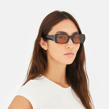 RetroSuperFuture Occhiali da Sole L'Altro Refined EBQ Nero Arancione Unisex 4