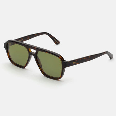 RetroSuperFuture Okulary Przeciwsłoneczne Maneval Havana ZJC Brązowy/Zielony Unisex 2