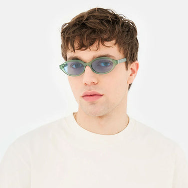 RetroSuperFuture Okulary Przeciwsłoneczne Parola Sage OS4 Zielono/Niebieskie Gradientowe Unisex 4