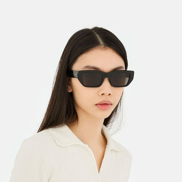 RetroSuperFuture Okulary Przeciwsłoneczne Ra Black 6ES Nero/Nero Unisex 4