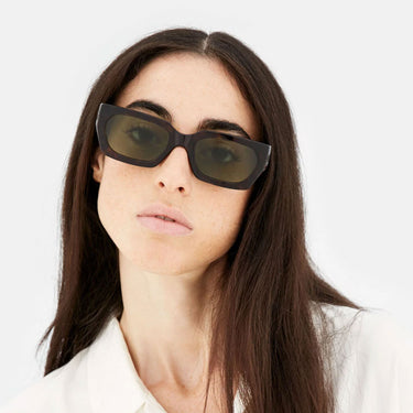 RetroSuperFuture Okulary Przeciwsłoneczne Teddy 3627 9RZ Havana/Zielony Unisex 3