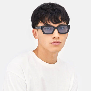 RetroSuperFuture Okulary Przeciwsłoneczne Teddy Azure 5QC Czarny/Niebieski Gradient Unisex 5