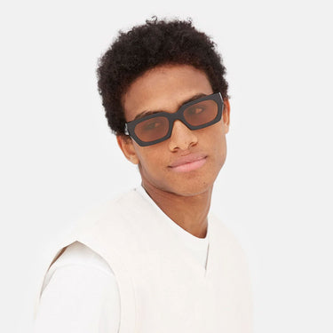 RetroSuperFuture Okulary Przeciwsłoneczne Teddy Refined BTR Czarny/Brązowy Gradient Unisex 5