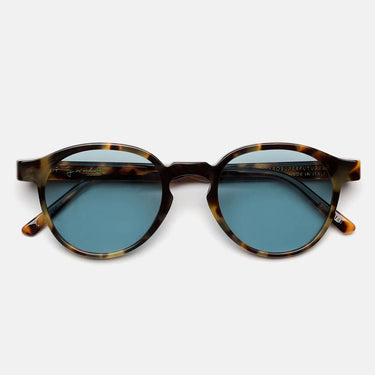 RetroSuperFuture Okulary Przeciwsłoneczne The Warhol Cheetah TXR Havana/Niebieski Sfumato Unisex