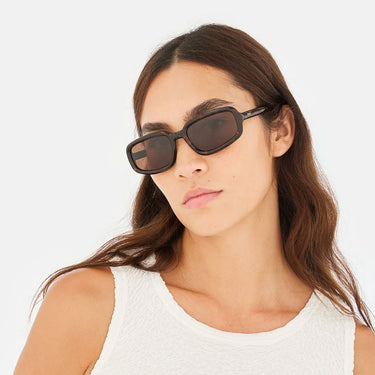 RetroSuperFuture Okulary Przeciwsłoneczne Troll Burnt Havana MCW Brązowy/Brązowy Unisex 4