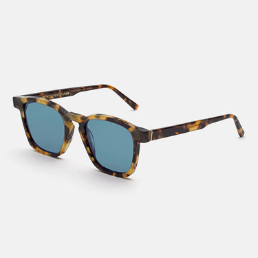 RetroSuperFuture Okulary Przeciwsłoneczne Unico Cheetah V8F Havana/Niebieskie Unisex 2