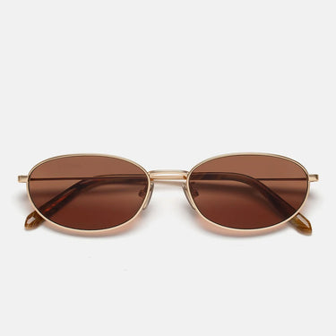RetroSuperFuture Okulary Przeciwsłoneczne Uovo Graffiato V21 Złoto/Czerwony Unisex