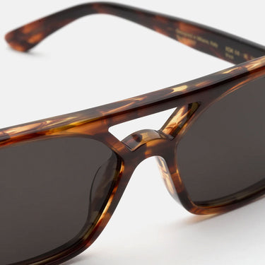 RetroSuperFuture Okulary Przeciwsłoneczne Vico Havana Striata XDK Brązowy/Ciemnoszary Unisex 3