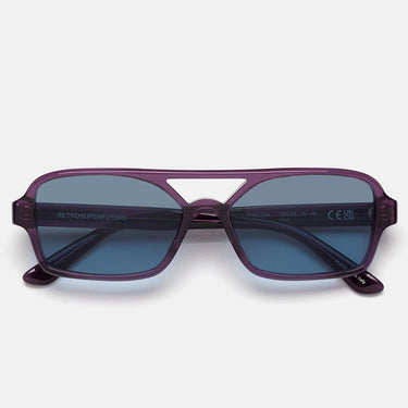 RetroSuperFuture Okulary Przeciwsłoneczne Vico Melanzana YAR Fioletowy/Niebieski Unisex