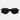 RetroSuperFuture Okulary Przeciwsłoneczne Voce Black 2PG Czarny/Czarny Unisex