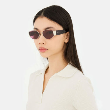 RetroSuperFuture Okulary Przeciwsłoneczne X MELANZANA SXX Fioletowy/Fioletowy Gradient Unisex 4