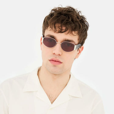 RetroSuperFuture Okulary Przeciwsłoneczne X MELANZANA SXX Fioletowy/Fioletowy Gradient Unisex 5
