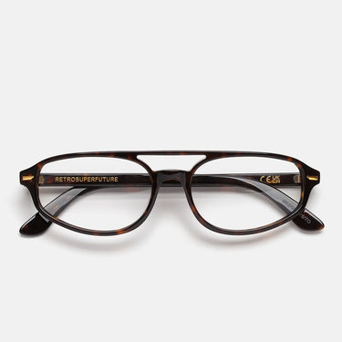 RetroSuperFuture Occhiali da Vista Numero 153 3627 8K8 Marrone Trasparente Unisex