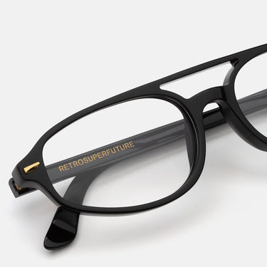 RetroSuperFuture Occhiali da Vista Numero 153 Black 0SG Nero Trasparente Unisex 3