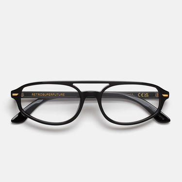 RetroSuperFuture Occhiali da Vista Numero 153 Black 0SG Nero Trasparente Unisex