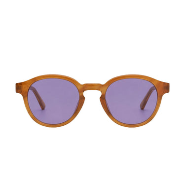 RetroSuperFuture Occhiali da Sole The Warhol Light Havana ZGZ Marrone Chiaro/Viola Unisex