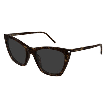 Saint Laurent Sonnenbrille SL 214 KATE THIN 002 Havana/Grau Damen 2
