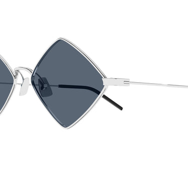 Saint Laurent Occhiali da Sole SL 302 LISA 012 New Wave Argento Blu Unisex 3