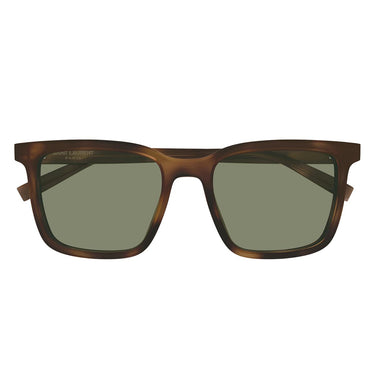 Saint Laurent Occhiali da Sole SL 500 009 Marrone/Verde Uomo