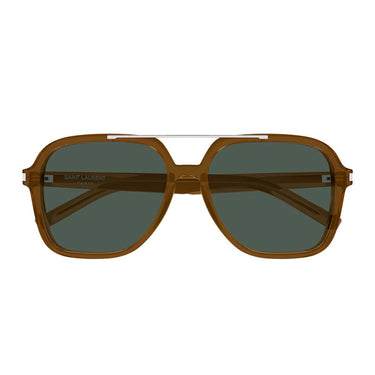 Saint Laurent Occhiali da Sole SL 545 004 Marrone/Verde Donna