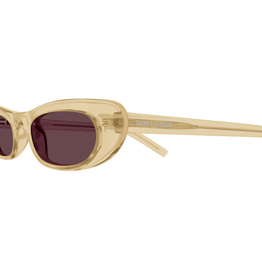 Saint Laurent Okulary Przeciwsłoneczne SL 557 SHADE 007 Żółty/Fioletowy Damskie 2