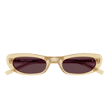 Saint Laurent Okulary Przeciwsłoneczne SL 557 SHADE 007 Żółty/Fioletowy Damskie
