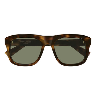 Saint Laurent Okulary Przeciwsłoneczne SL 558 011 Brązowo-Zielone Męskie 1