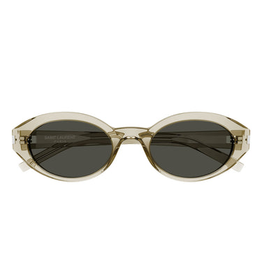 Saint Laurent Okulary Przeciwsłoneczne SL 567 003 Beżowy/Szary Unisex