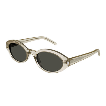 Saint Laurent Okulary Przeciwsłoneczne SL 567 003 Beżowy/Szary Unisex 2