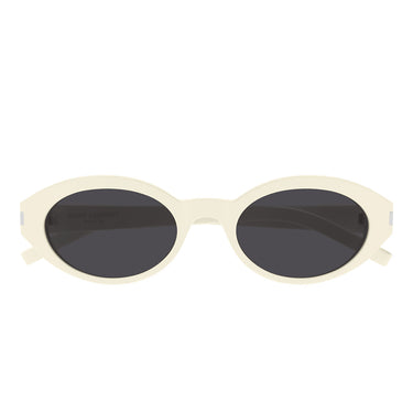 Saint Laurent Okulary Przeciwsłoneczne SL 567 005 Kość Słoniowa/Szary Unisex