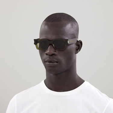 Saint Laurent Sonnenbrille SL 572 005 Grün/Braun Unisex 1
