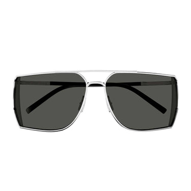 Saint Laurent Occhiali da Sole SL 750 002 Argento/Grigio Uomo