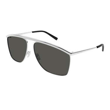 Saint Laurent Okulary Przeciwsłoneczne SL 820 VICTOIRE 001 Srebrny/Szary Damskie