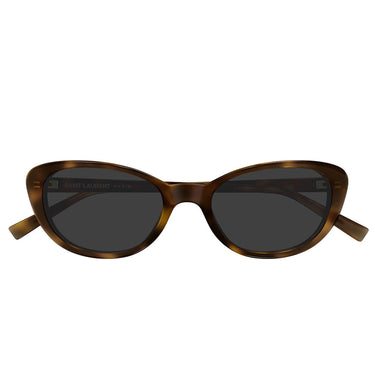 Saint Laurent Okulary Przeciwsłoneczne SL 822 002 Brązowy/Szary Damskie